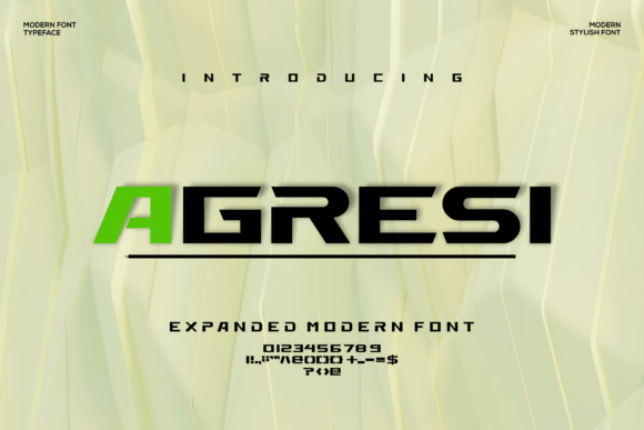 Agresi Font: Modern Bold Typography for Impactful Design