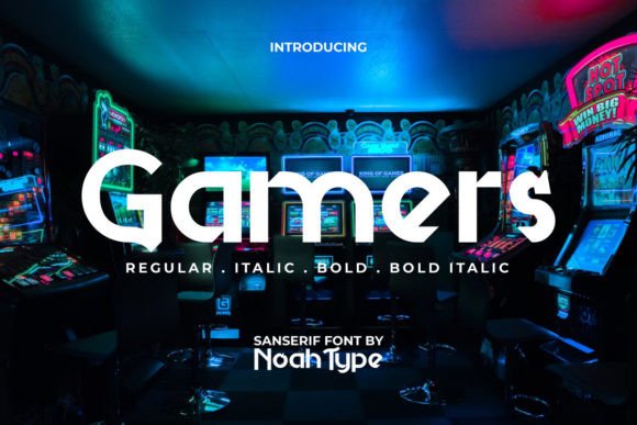 Gamers Font: Elevating Modern Design with Futuristic Flair