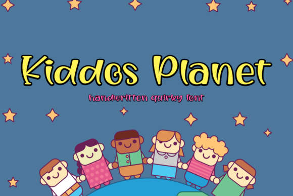 Kiddos Planet: A Cheerful Display Font for Creative Designs