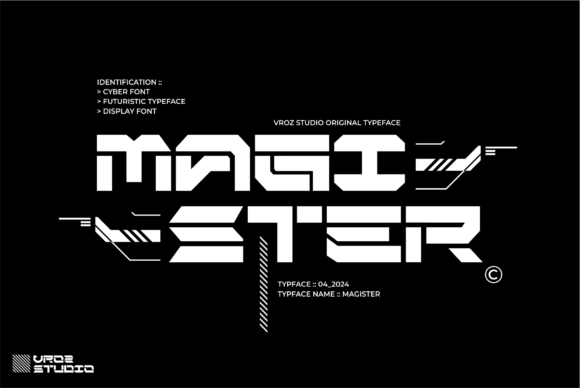Magister: The Futuristic Typeface for Bold Visual Identity
