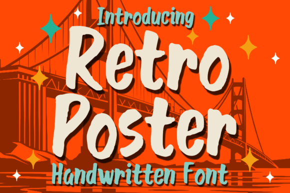 Retro Poster Font: A Playful Brush for Modern Design